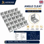 Heavy Angle Cleats Galvanised Brackets for Fencing - Image 2