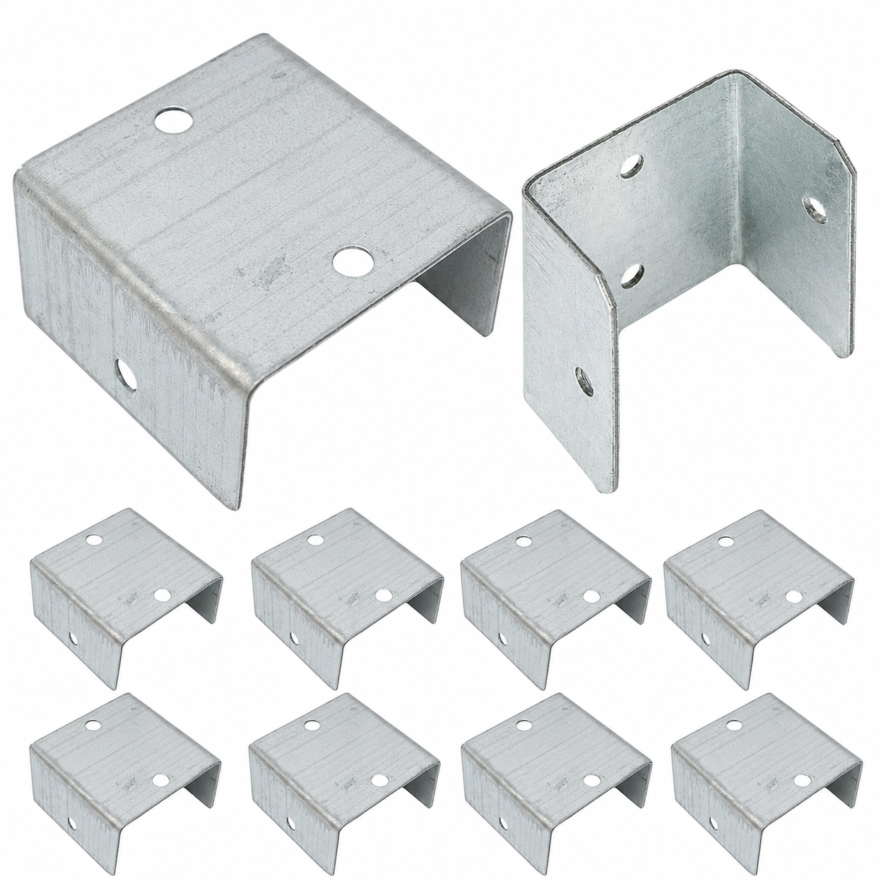 149a2259-7cec-4c13-9b86-22c7b0c23b2b Fence Panel Clip Trellis Bracket Galvanised 45mm and 55mm - Image 1