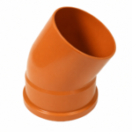 PUSH-FIT 30° SINGLE SOCKET BEND 160MM