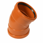 PUSH-FIT 30° DOUBLE SOCKET BEND 160MM