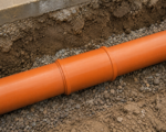 PUSH-FIT DOUBLE SOCKET UNDERGROUND PIPE COUPLING 160MM - Image 2