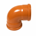 PUSH-FIT 87.5° DOUBLE SOCKET PIPE BEND 160MM