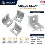 Heavy Angle Cleats Galvanised Brackets for Fencing - Image 6