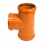 PUSH-FIT 87.5° TRIPLE SOCKET EQUAL JUNCTION 160MM