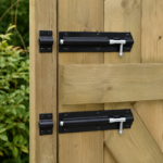 Heavy Duty Straight Tower Bolt Garden Shed Gate Barrel Bolt Black Bzp 3" - 12" - Image 2