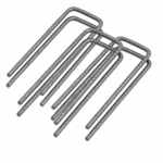 U Pins Garden Rebar Pegs for Camping Heavy Duty Tent Pegs Metal Ground Pegs
