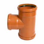 PUSH-FIT 87.5° TRIPLE SOCKET EQUAL JUNCTION 160MM