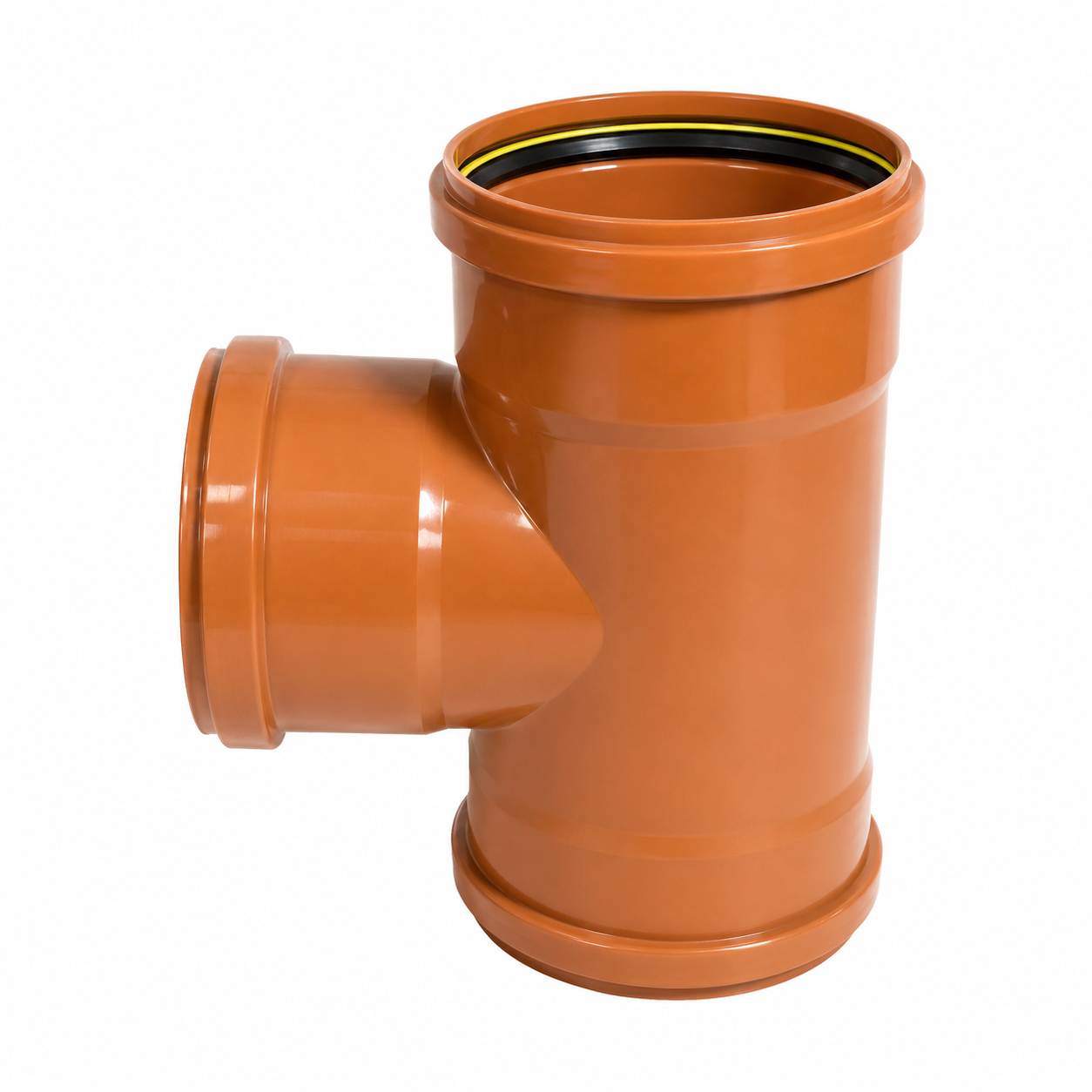 76f227a6-e6e0-472c-9d1c-73e46ffcda89 PUSH-FIT 87.5° TRIPLE SOCKET EQUAL JUNCTION 160MM - Image 1