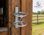 Animal Safety Self-Locking Auto Field Gate Latch Catch Heavy Duty Galvanised - Image 2