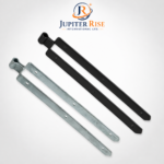 Door Hinges Set Heavy Duty 18" 24" Double Strap Adjustable with Hooks on Plates - Image 3