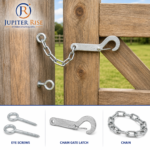 Field Gate Safety Chain Hook & Eye Heavy Duty Latch Galvanised - Image 4
