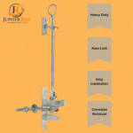 Field Gate Hunting Type Self Locking Auto Lift Gate Catch Latch Kit Galvanised - Image 2