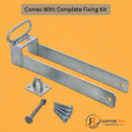 Throw Over Gate Loop Handle 18" Lockable for 3" Wide Field Farm Gates - Image 3