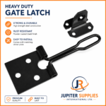 Wire Hasp & Staple 75mm and 100mm perfect for locking sheds, Hutches and gates
