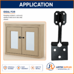 Wire Hasp & Staple 75mm and 100mm perfect for locking sheds, Hutches and gates - Image 3