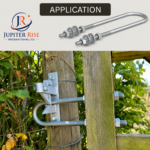 Strikers Pin for Self Locking Auto Gate Catches Latch Galvanised Field Gate - Image 3