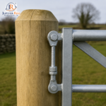Gate Eye Bolts 8" x 32mm With Wider Flange Adjustable for Gates - Image 2