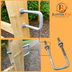 Double Leg Strikers Pin for Self Locking Auto Gate Catches Latch Field Gate - Image 2