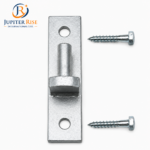 Field Farm Gate Hook on 200mm x 50mm Oblong Plate 19mm Pin Galvanised