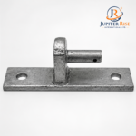 Field Farm Gate Hook on 200mm x 50mm Oblong Plate 19mm Pin Galvanised - Image 3
