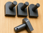 Gate Hooks To Weld With Straight End Base Self Colour with 19mm Pin - Image 4