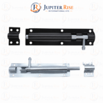 Heavy Duty Straight Tower Bolt Garden Shed Gate Barrel Bolt Black Bzp 3" - 12" - Image 3