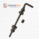 Gate Garage Drop Bolt Cane Type Heavy Duty Shed Stable Black 12" With Fixings