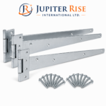 Side Gate Fixing Kit Ring Latch Brenton Bolt Tee Hinge 18" (3) Garden Gate Galv - Image 3