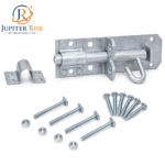 Side Gate Fixing Kit Ring Latch Brenton Bolt Tee Hinge 18" (3) Garden Gate BZP - Image 4