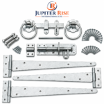 Side Gate Fixing Kit Ring Latch Brenton Bolt Tee Hinge 18" (3) Garden Gate BZP