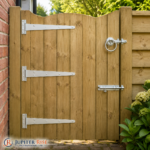 Side Gate Fixing Kit Ring Latch Brenton Bolt Tee Hinge 18" (3) Garden Gate BZP - Image 3