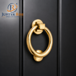 Ring Door Knocker Victorian Style Solid Brass Polished Brass - Image 4
