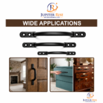 Black Cast Iron Door Pull Handle 6" 7" Inch Hot Bed Sash D Pull Shed Garden Gate - Image 3
