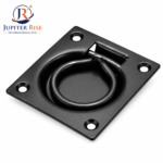 Cellar Flap Trap Door Ring Pull Handle 100mm Black Flush Recessed Handle - Image 4