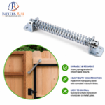 Gate Spring 8" Heavy Duty Adjustable Tension Garden Shed Door Automatic Closer - Image 2