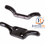 Cleat Hook Iron Black Pulley Line Rope Hook Curtain Tieback 3" (75mm) Pack of 5