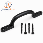 Black Cast Iron Door Pull Handle 6" 150mm Hot Bed Sash D Pull Shed Garden Gate