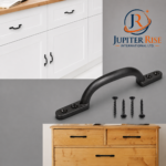 Black Cast Iron Door Pull Handle 6" 150mm Hot Bed Sash D Pull Shed Garden Gate - Image 3