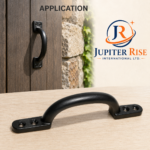 Black Cast Iron Door Pull Handle 6" 150mm Hot Bed Sash D Pull Shed Garden Gate - Image 4