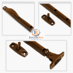 Window Casement Stay 10 inch Brown Wooden Frame Casement Arm Stay Latch Catch - Image 3
