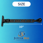 Window Casement Stay Bulb End 10" 250mm Locking Handle Fastener For Wood Timber - Image 2