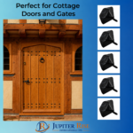 Door Studs 15mm 23mm Tudor Decorative Screws Cast Iron Black Studs - Pack of 5 - Image 2
