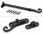 Window Locking Casement Stay 10" & Locking Handle Fastener For Wood Timber