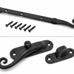 Window Locking Casement Stay 10" & Locking Handle Fastener For Wood Timber