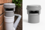 Plastic Soil Vent Terminal Cap – Black, Grey & White Air Admittance Pipe Vent