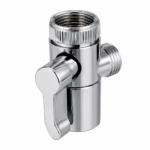Kitchen Sink Splitter 3-way Diverter Valve Water Tap Connector Faucet Adapter UK