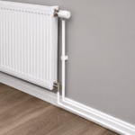 16 White Radiator Pipe Cover Sleeves Shrouds Snap Around Radiator Pipe Covers UK - Image 2