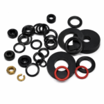 50 Rubber Fibre Plastic Metal Tap Sink Seal Washers Assorted Plumbing O-Ring Set
