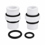 3/4" Equal BSP Plastic Brass Hex Nipple | Threaded Plumbing Fitting – UK Seller