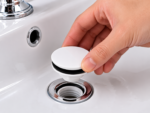 White Tap Hole Stopper Cover Plug Push Fit Rubber Seal Basin Sink Bathroom UK - Image 2